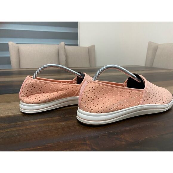 Clarks Cloudsteppers Stretch Slip-Ons Breeze Emily Peach Women’s Size 9.5 - Picture 3 of 6